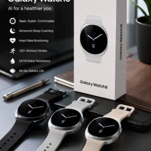 برند: Samsung مدل: Watch 8 نوع نمایشگر: AMOLED کیفیت تصویر: HD صفحه‌نمایش: لمسی باتری: شارژدهی عالی طراحی: مدرن و شیک جنس بدنه: باکیفیت اتصال: بلوتوث کاربری: روزمره، ورزشی، رسمی سازگاری: اندروید و iOS (در صورت پشتیبانی مدل) توضیحات محصول ساعت هوشمند Samsung Watch 8 با طراحی زیبا و کیفیت ساخت بالا، انتخابی مناسب برای افرادی است که به دنبال یک ساعت هوشمند با امکانات کاربردی هستند. این مدل به صفحه‌نمایش AMOLED مجهز شده که تصاویر را با رنگ‌های زنده، وضوح بالا و روشنایی مناسب نمایش می‌دهد. باتری با شارژدهی مطلوب، طراحی مدرن و کیفیت ساخت عالی، استفاده از این ساعت را در طول روز لذت‌بخش می‌کند. این محصول برای استفاده روزمره، ورزش، محل کار و مهمانی گزینه‌ای مناسب بوده و ظاهر شیک آن با هر نوع استایلی هماهنگ می‌شود.