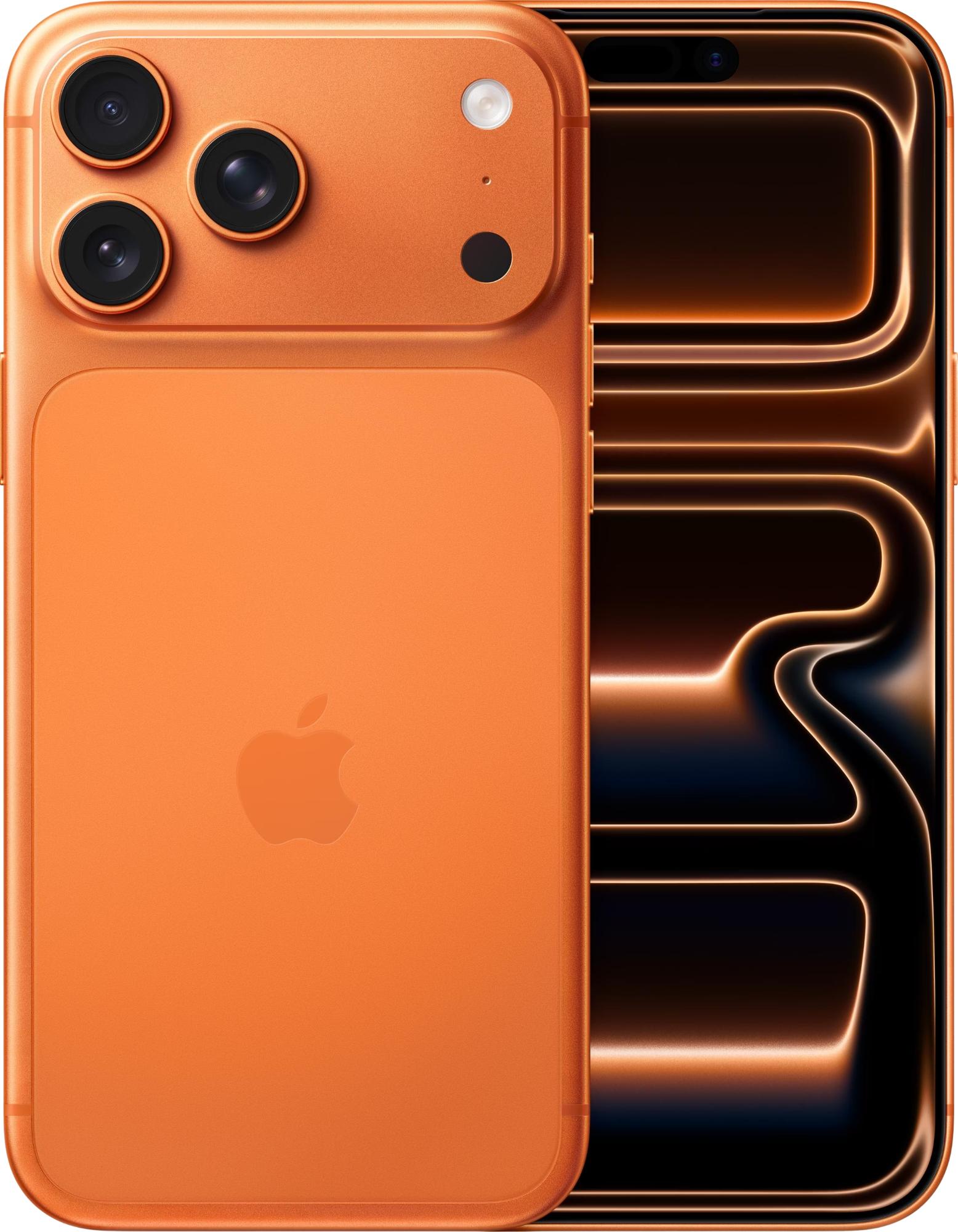 iPhone 17 Pro Max اصل | 256GB | رنگ نارنجی | پارت ZAA (نات اکتیو) ریجستر نشده - Image 2